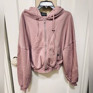 POPFLEX Blush cloud full zip hoodie